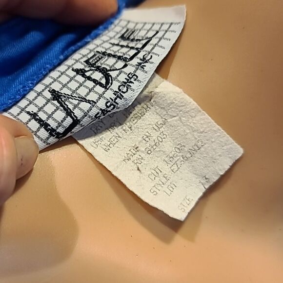 Rare VINTAGE Blue Skirt Suit - Picture 5 of 15